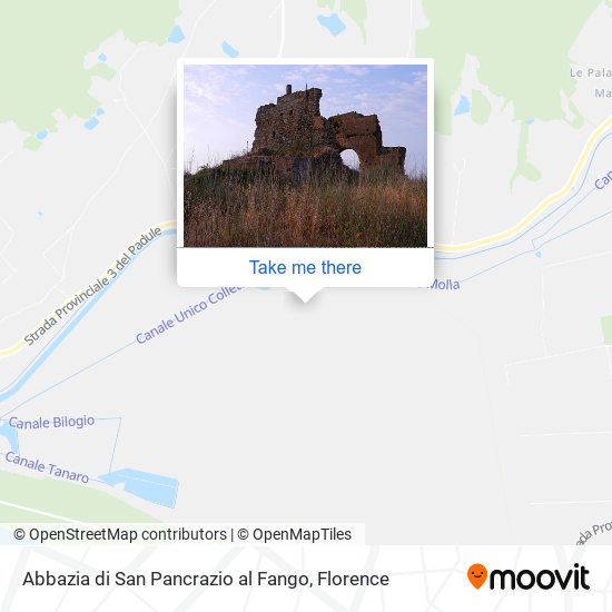 Abbazia di San Pancrazio al Fango map