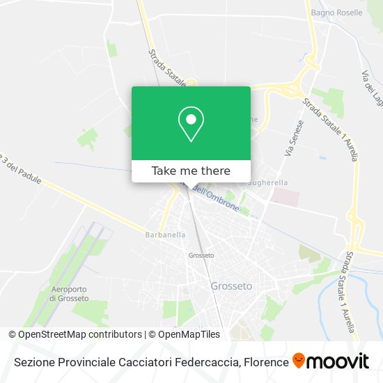 Sezione Provinciale Cacciatori Federcaccia map
