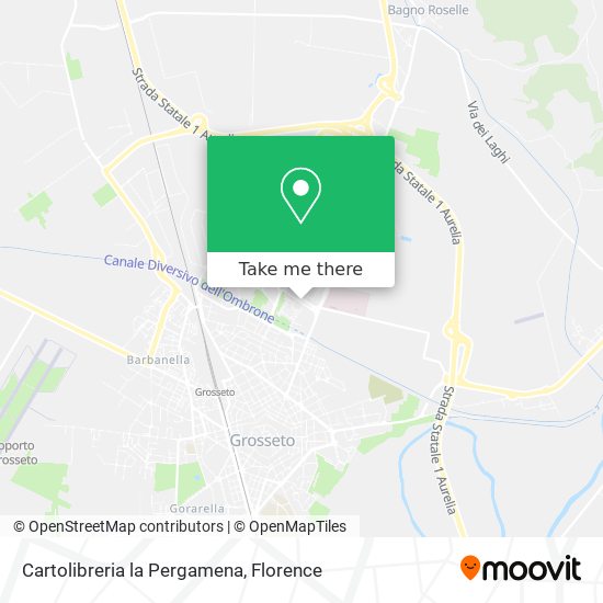 Cartolibreria la Pergamena map