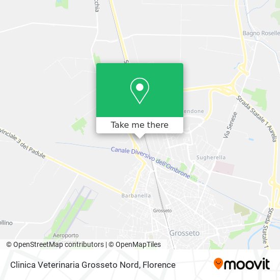 Clinica Veterinaria Grosseto Nord map