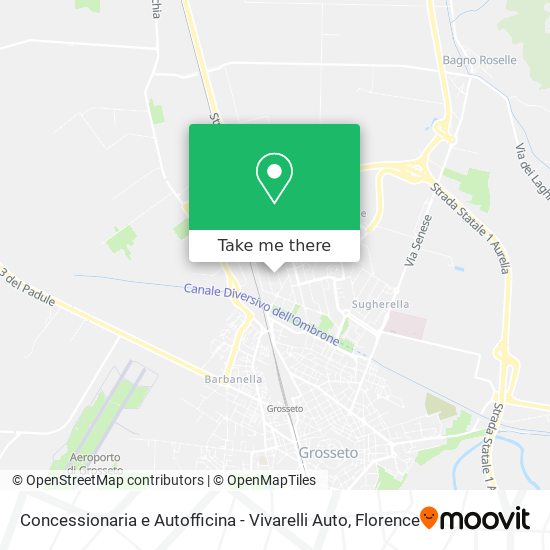 Concessionaria e Autofficina - Vivarelli Auto map