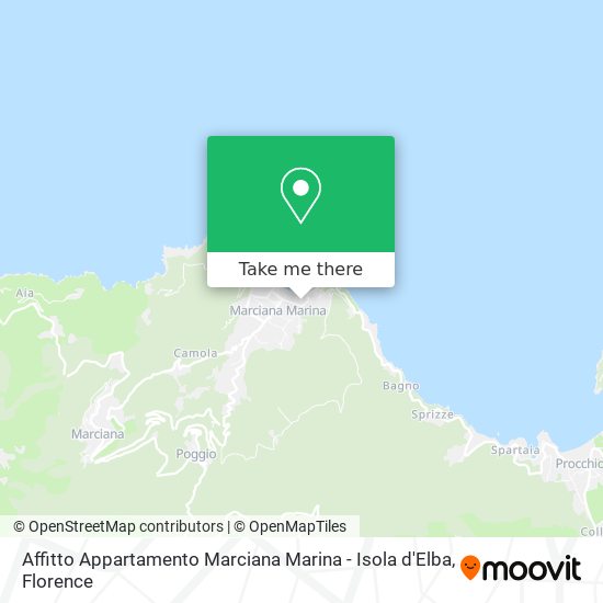 Affitto Appartamento Marciana Marina - Isola d'Elba map