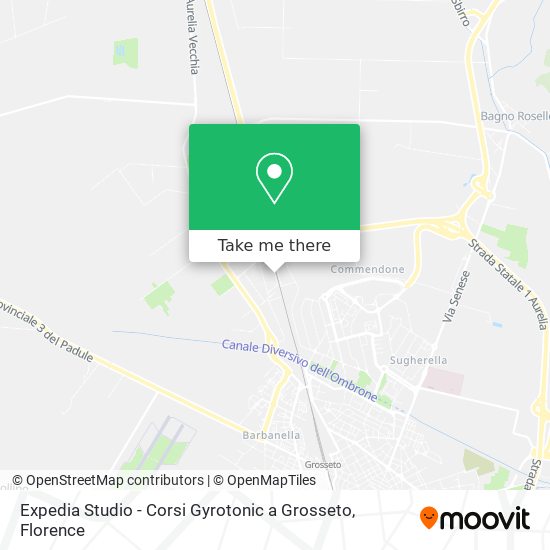 Expedia Studio - Corsi Gyrotonic a Grosseto map