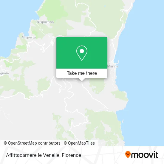 Affittacamere le Venelle map
