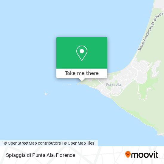 Spiaggia di Punta Ala map