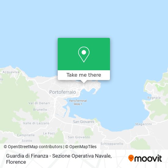 Guardia di Finanza - Sezione Operativa Navale map