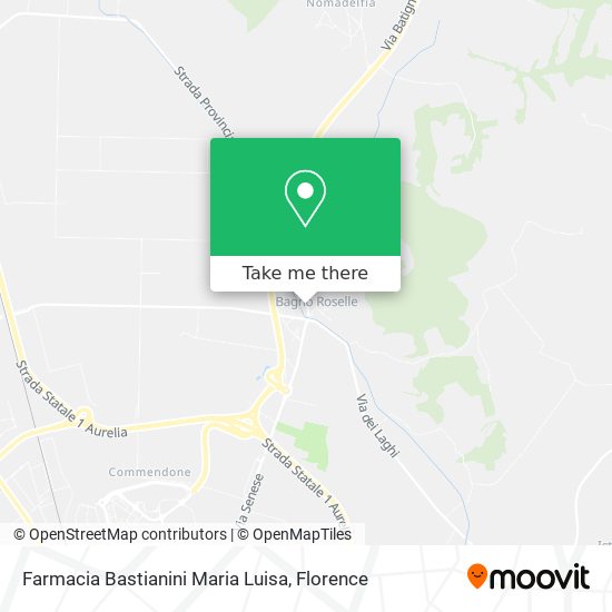 Farmacia Bastianini Maria Luisa map