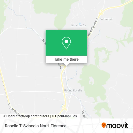 Roselle T. Svincolo Nord map