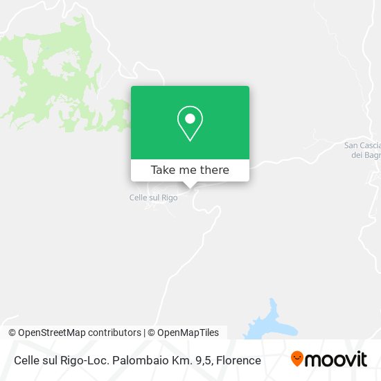 Celle sul Rigo-Loc. Palombaio Km. 9,5 map