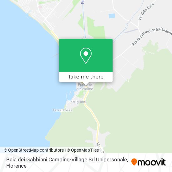 Baia dei Gabbiani Camping-Village Srl Unipersonale map