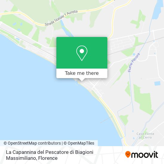La Capannina del Pescatore di Biagioni Massimiliano map