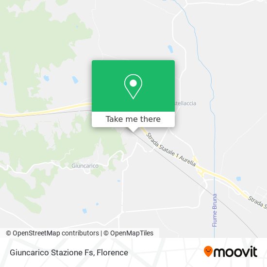 Giuncarico Stazione Fs map