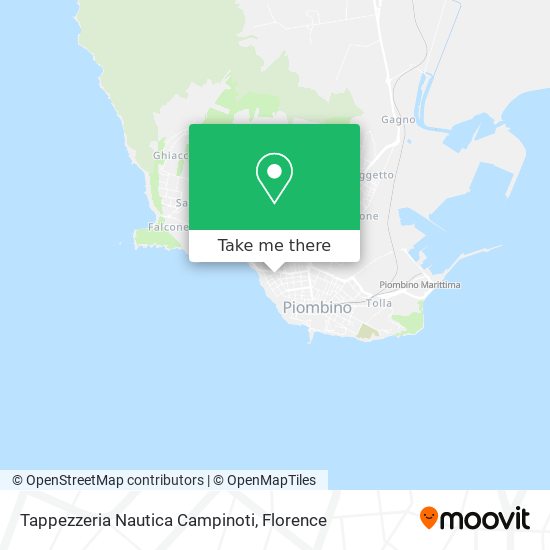 Tappezzeria Nautica Campinoti map