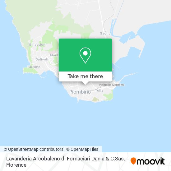 Lavanderia Arcobaleno di Fornaciari Dania & C.Sas map