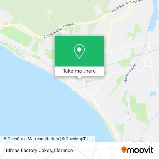 Bimas Factory Cakes map