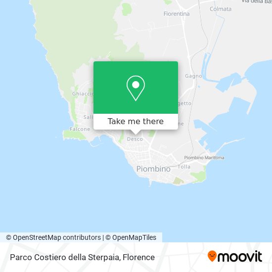 Parco Costiero della Sterpaia map