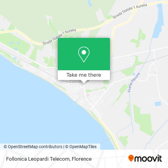 Follonica Leopardi Telecom map