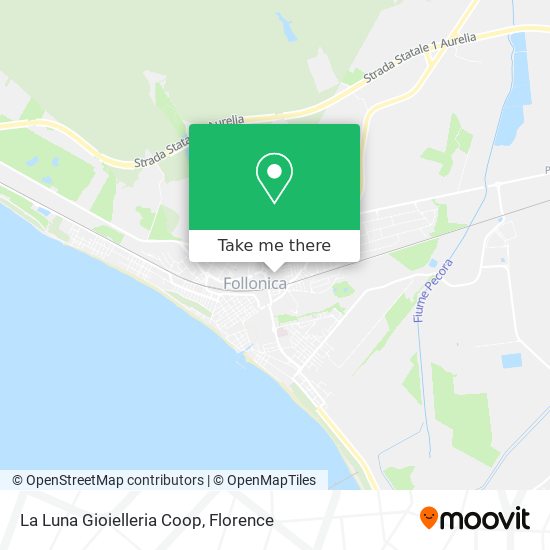 La Luna Gioielleria Coop map
