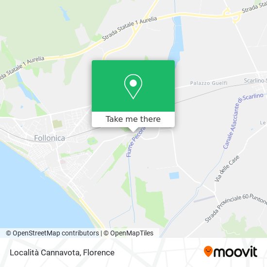 Località Cannavota map