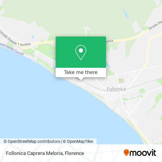 Follonica Caprera Meloria map