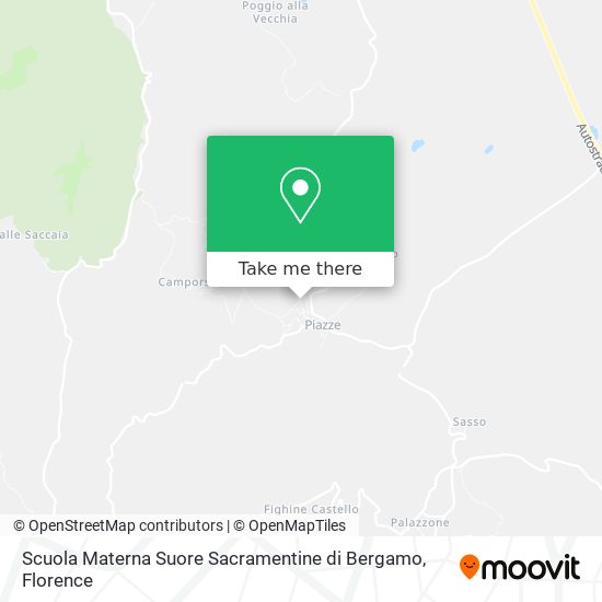 Scuola Materna Suore Sacramentine di Bergamo map