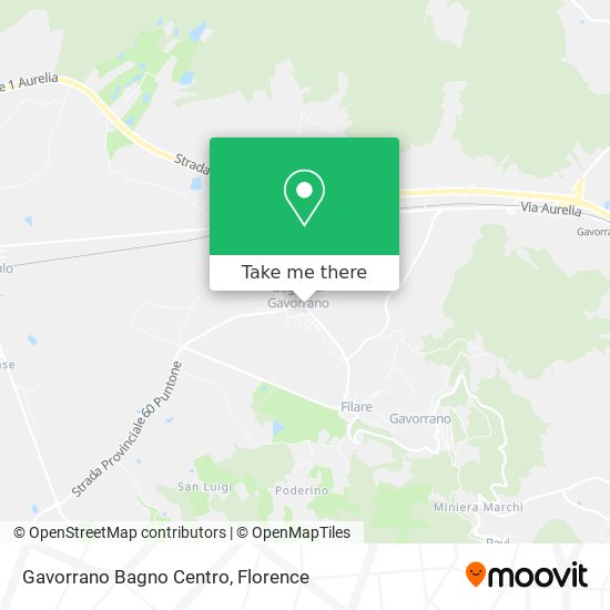 Gavorrano Bagno Centro map