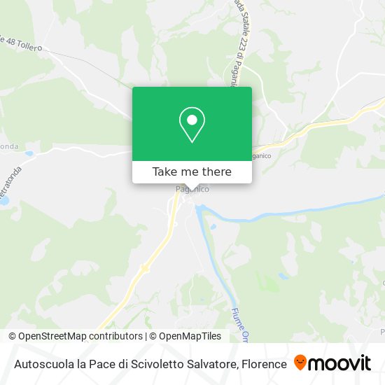 Autoscuola la Pace di Scivoletto Salvatore map