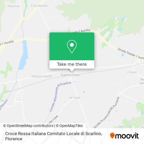 Croce Rossa Italiana Comitato Locale di Scarlino map
