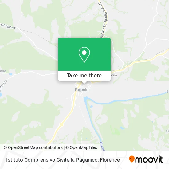 Istituto Comprensivo Civitella Paganico map