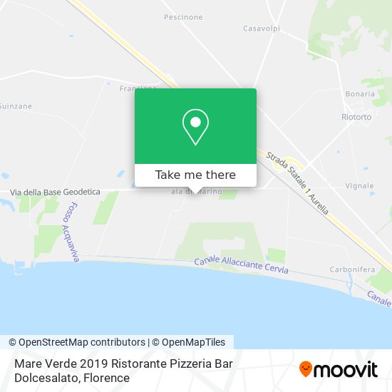 Mare Verde 2019 Ristorante Pizzeria Bar Dolcesalato map