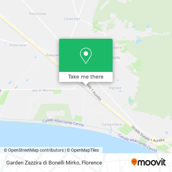 Garden Zazzira di Bonelli Mirko map