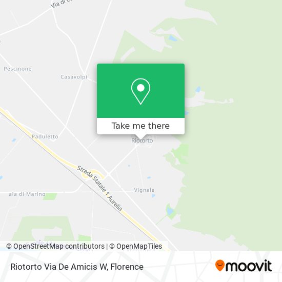 Riotorto Via De Amicis W map
