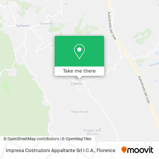 Impresa Costruzioni Appaltante Srl I.C.A. map