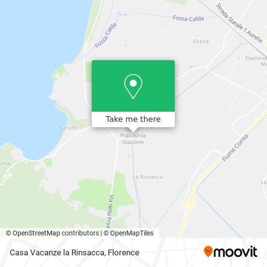 Casa Vacanze la Rinsacca map
