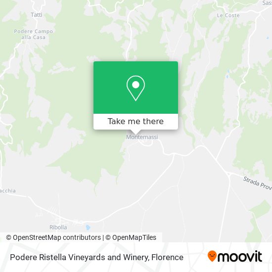 Podere Ristella Vineyards and Winery map