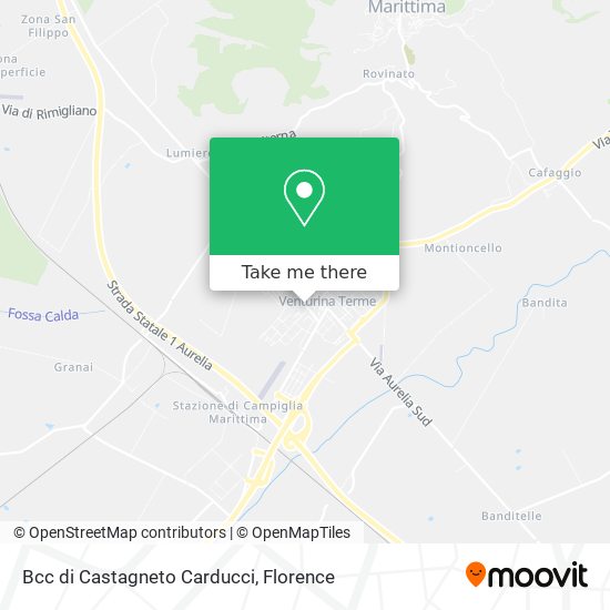 Bcc di Castagneto Carducci map