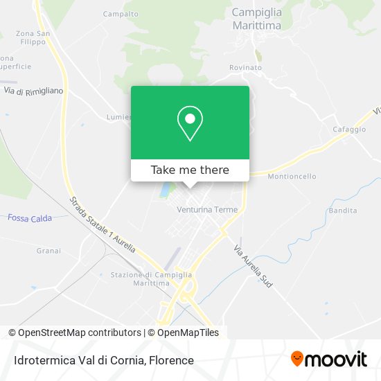 Idrotermica Val di Cornia map