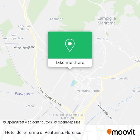 Hotel delle Terme di Venturina map