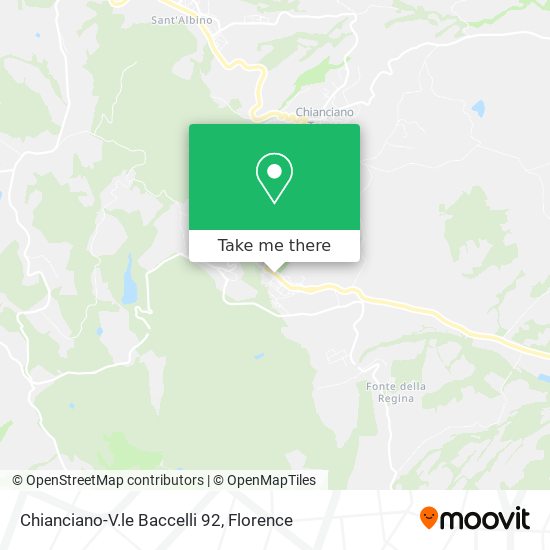 Chianciano-V.le Baccelli 92 map