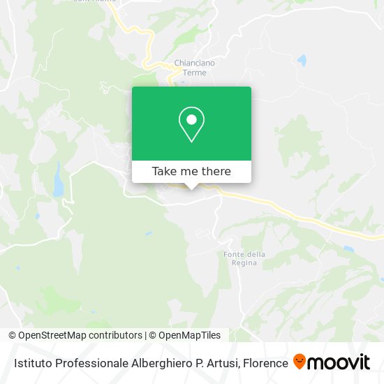 Istituto Professionale Alberghiero P. Artusi map