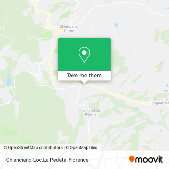 Chianciano-Loc.La Pedata map