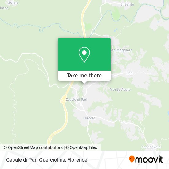 Casale di Pari Querciolina map