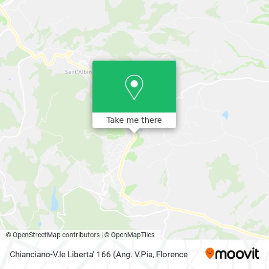 Chianciano-V.le Liberta' 166 map