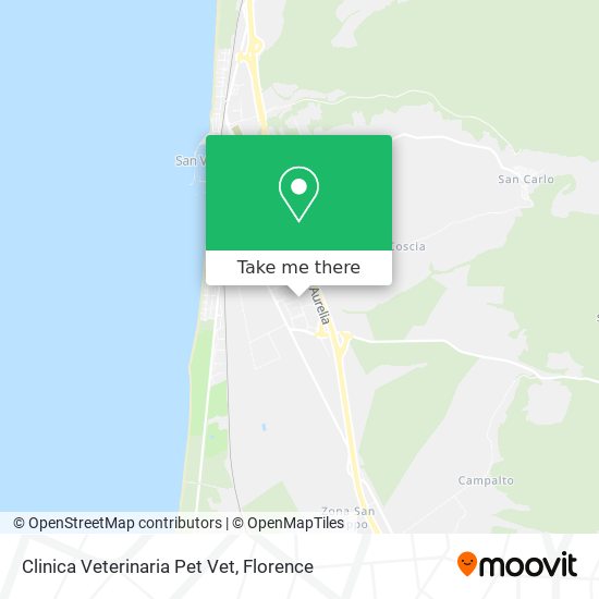 Clinica Veterinaria Pet Vet map