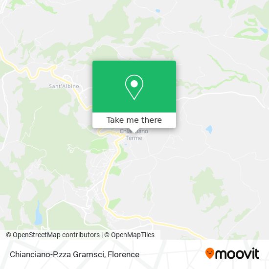Chianciano-P.zza Gramsci map