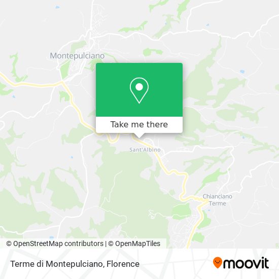 Terme di Montepulciano map
