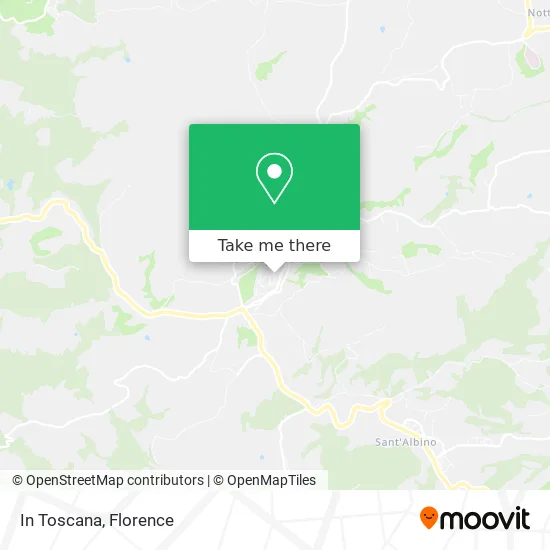 In Tuscany map
