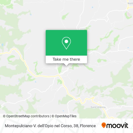 Montepulciano-V. dell'Opio nel Corso, 38 map