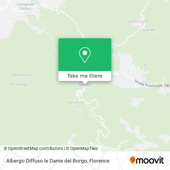 Albergo Diffuso le Dame del Borgo map