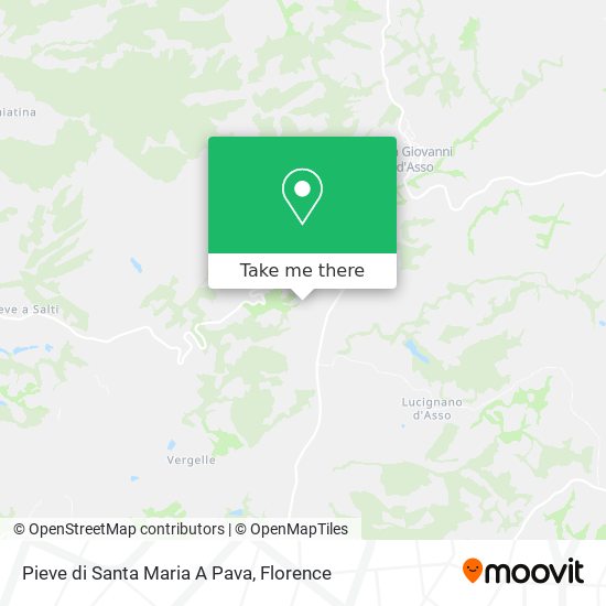 Pieve di Santa Maria A Pava map